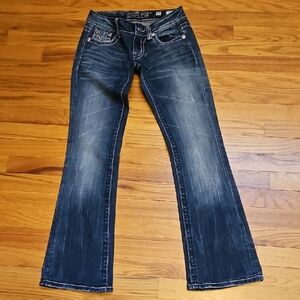 Miss Me Dark Blue Boot Cut Jeans